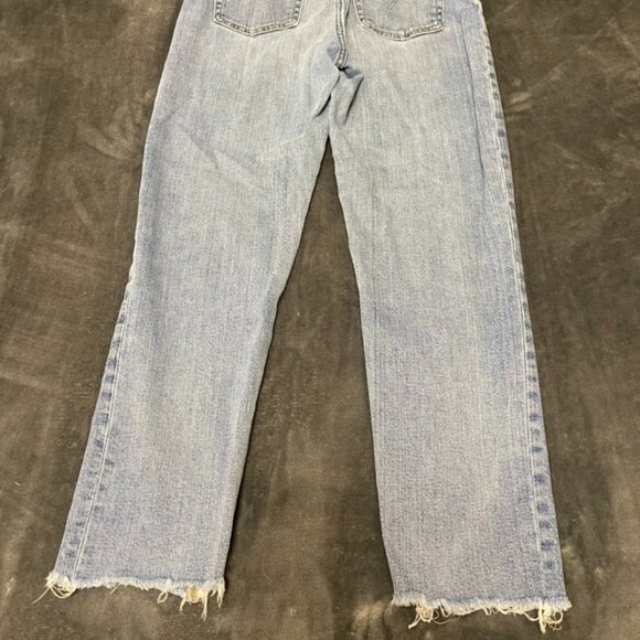 Joe's Women's Straight Leg Raw Hem Light Denim Cropped & Distressed Jeans, W27 - Picture 3 of 10